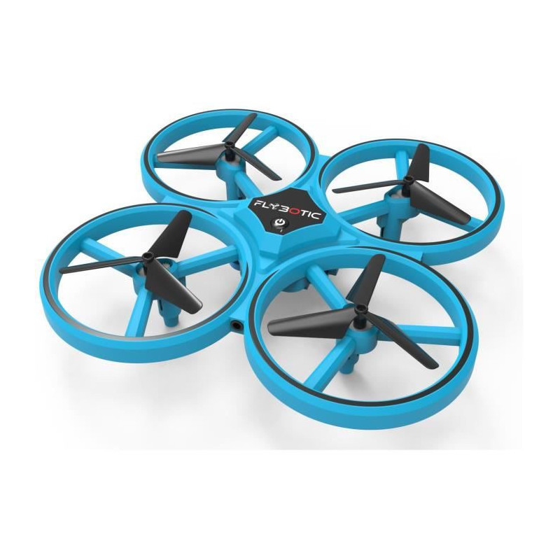 FLASHING DRONE - Mini drone avec LED - FLYBOTIC - Telecommande classique + telecommande mouvement poignet - Looping 360