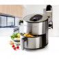 DOMO DO530FR - Deli-Fryer 4L - Friteuse a air chaud - 1,2kg - 80? a 200?C - 8 programmes - Minuterie 60min - Ecran LCD