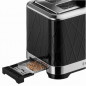 Russell Hobbs 28091-56 Toaster Grille-Pain Structure, Liftn Look, Fentes XL, Cuisson Ajustable, Rechauffe Viennoiseries - Noir