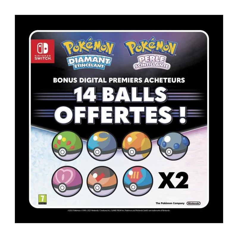 Pokemon Perle Scintillante - Jeu Nintendo Switch