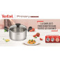 TEFAL E3084604 PRIMARY Faitout inox 24 cm / 5L + couvercle/ compatible induction