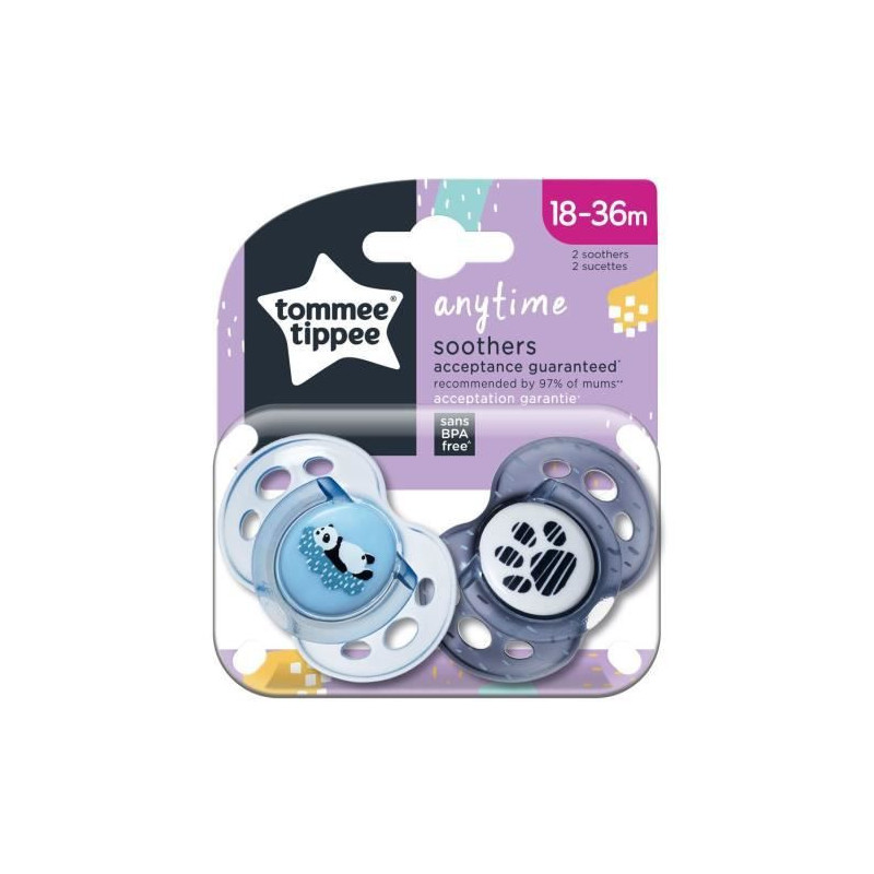 TOMMEE TIPPEE Sucette CTN Classique 18-36m Mixte x2