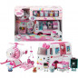 HELLO KITTY Playset De Secours avec Ambulance et Helicoptere + 6 figurines