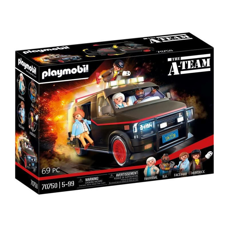 PLAYMOBIL - 70750 - Le Fourgon de lAgence tous risques