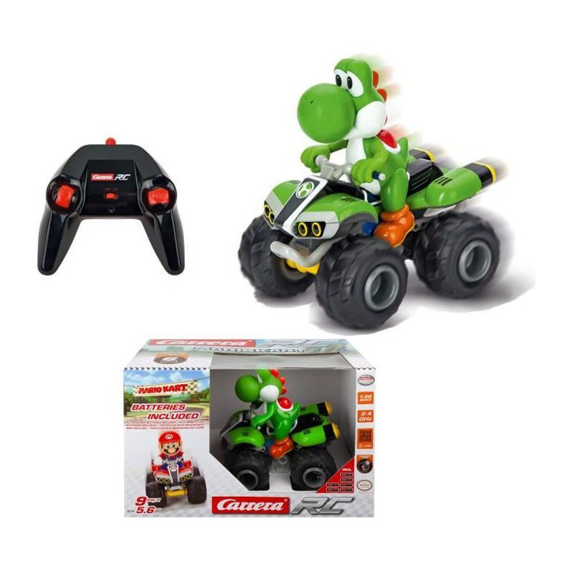 Quad radiocommande Mario KartTM, Yoshi - Carrera RC