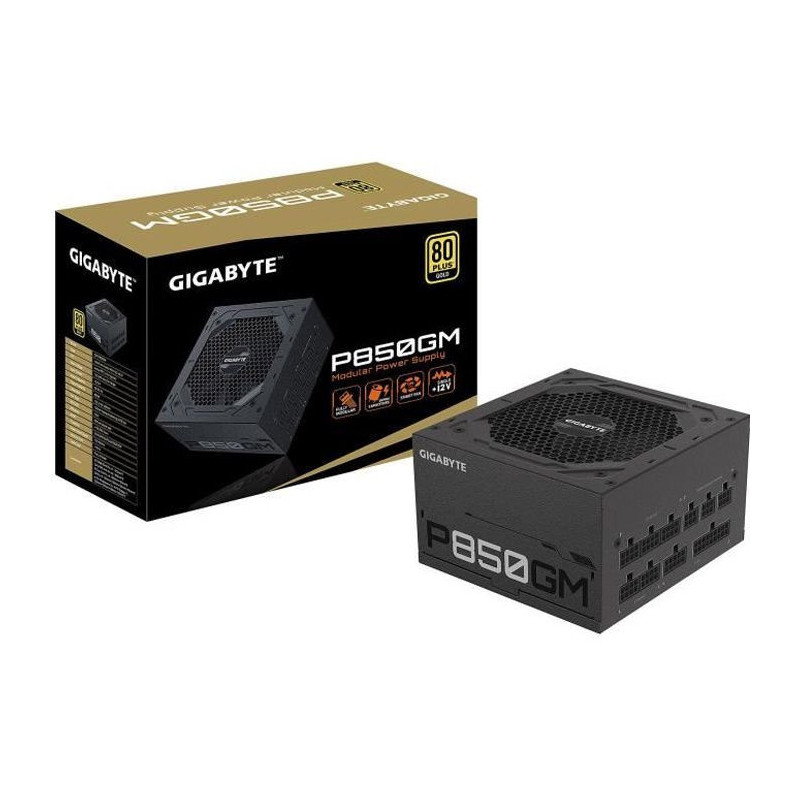 Alimentation GigaByte ATX 850W 80+ Gold - P850GM