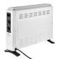 Radiateur convecteur electrique 2000W OCEANIC - 3 puissances - Mobile - Blanc