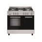 Piano de cuisson Airlux AA9PCGIX2 Butamax 90cm Gaz noir inox