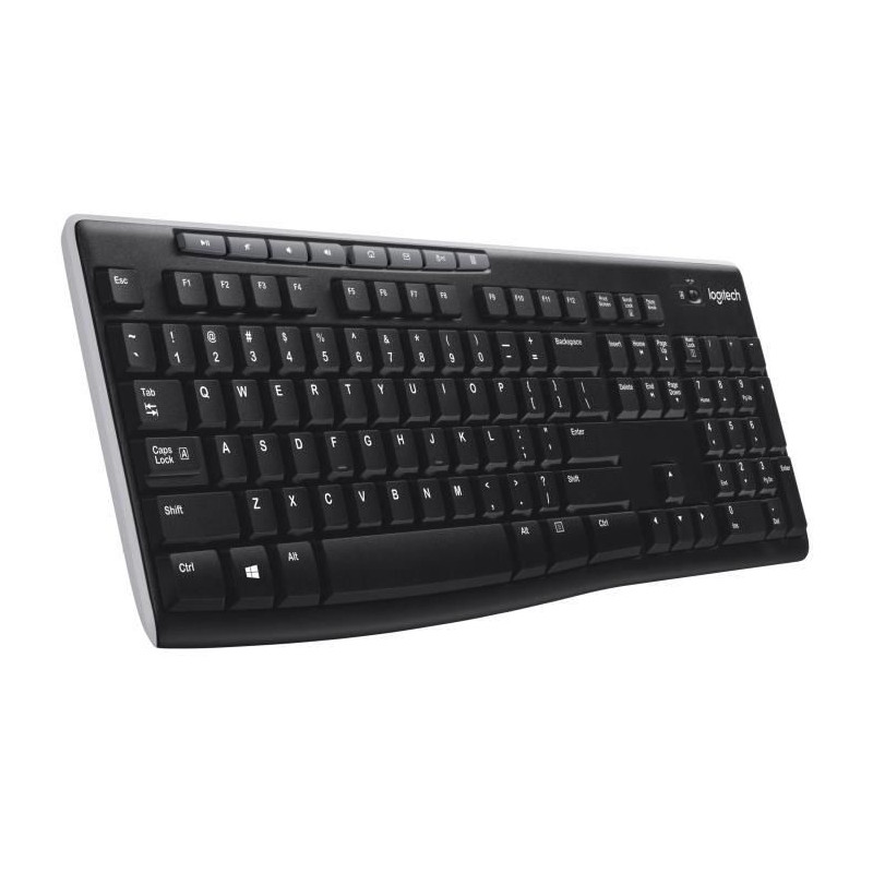 LOGITECH Clavier sans fil K270 - Azerty - PC / Mac - Noir