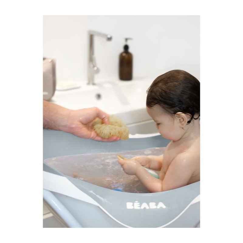 Pack baignoire bébé avec vidange grise + support de baignoire et tuyau  d'évacuation - Made in Bébé