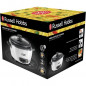 Russell Hobbs 27030-56 - Cuiseur Riz - 1200g - 300W - Panier Vapeur - Maintien au Chaud - Bol Antiadhesif Amovible - Noir et bla