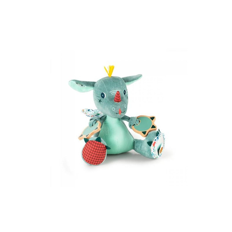 Peluche Lilliputiens Joe Dragon multi activités