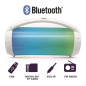 FLASHBOOM Enceinte Bluetooth portable entierement lumineuse avec micro filaire detachable iParty - LEXIBOOK