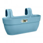 ELHO - Pot de fleurs -  Vibia Campana Easy Hanger Large - Bleu Vintage - Balcon exterieur - L 24.1 x W 46 x H 26.5 cm