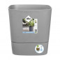 ELHO - Pot de fleurs  -  Greensense Aqua Care Carre 30 - Ciment Clair - Interieur/exterieur - O 29.5 x H 30.2 cm