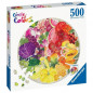 Ravensburger - Puzzle rond 500 pieces - Fruits et legumes Circle of Colors