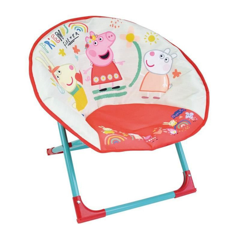 FUN HOUSE Peppa Pig Siege lune - Pliable - H.47 x l.54 x P.42 cm - Pour enfant