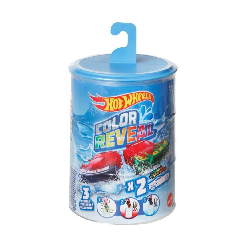 Hot Wheels - Vehicules Color Reveal - Modele aleatoire - Des 3 ans