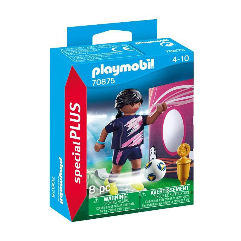 PLAYMOBIL - 70875 - Joueuse de football