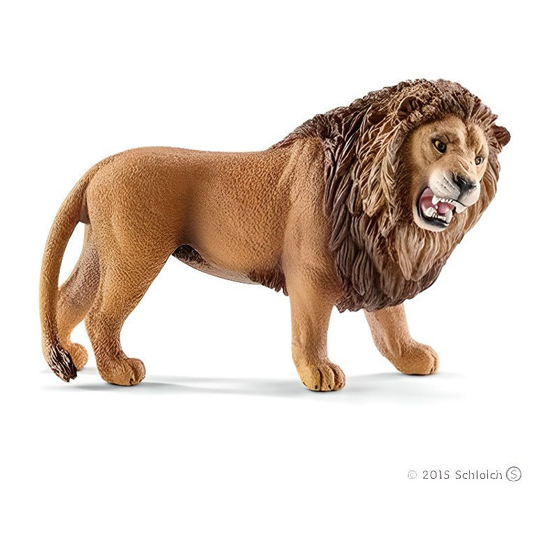 Schleich Figurine 14726 - Animal de la savane - Lion rugissant