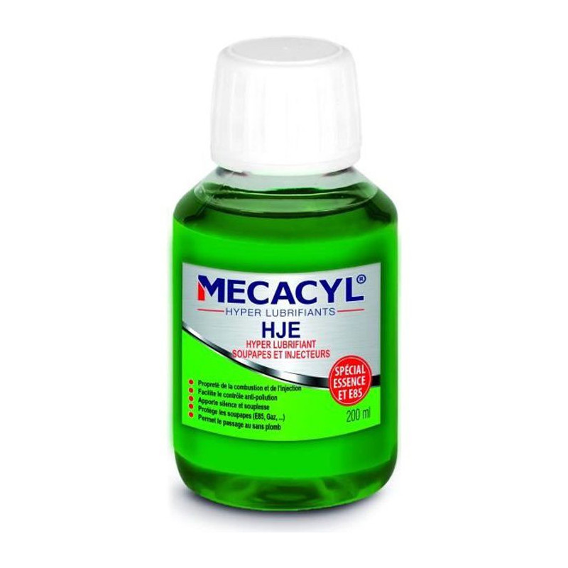 MECACYL HJE Hyper-Lubrifiant - special protection des injecteurs - Moteur Essence - 200ml