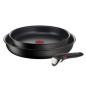 Poele sauteuse Tefal Lot 2 poeles 24 28 cm + poignee amovible Ingenio Eco Resist L3979102