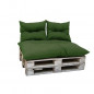 JARDIN PRIVE -  KIT PALETTE CLASSIC AVOCAT MATELAS + 2 COUSSINS DOSSIER