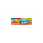 Play doh 4 pots de couleurs asst (bleu jaune rouge blanc)