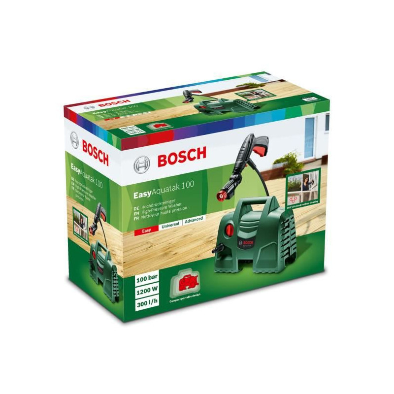 BOSCH Nettoyeur haute-pression EasyAquatak 100 - 100 bars - 1200 W