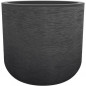 EDA PLASTIQUE - Pot rond 50 cm GraphitUp - 67 L - Gris anthracite