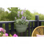 ELHO - Pot de fleurs -  Vibia Campana Easy Hanger Medium - Vert Pistache - Balcon exterieur - L 24.1 x W 36 x H 26.5 cm