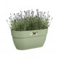 ELHO - Pot de fleurs -  Vibia Campana Easy Hanger Medium - Vert Pistache - Balcon exterieur - L 24.1 x W 36 x H 26.5 cm