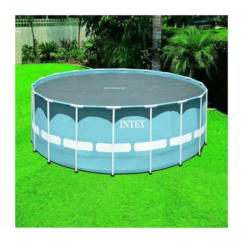 Intex bache a bulles diam 4,50 renforcee pour piscine diam 4,57m