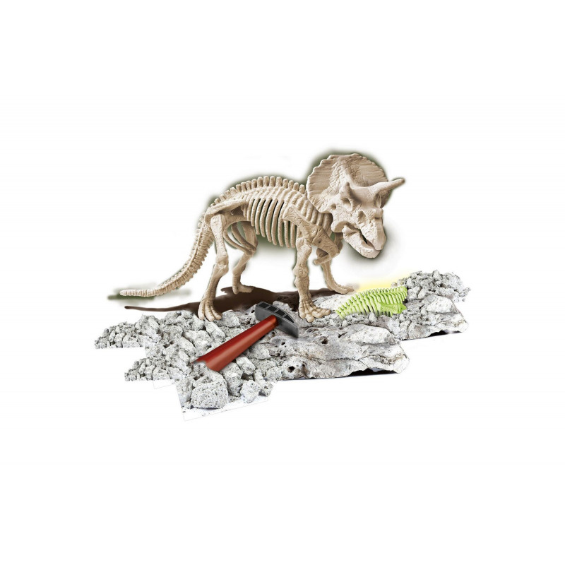 Archeo ludic t-rex squelette dinosaure phosphorescent science et