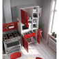 ECO Buffet de cuisine L 80 cm - Rouge brillant