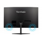 Ecran PC Gaming Viewsonic VX2718 2KPCMHD 27" Ecran incurvé QHD Noir