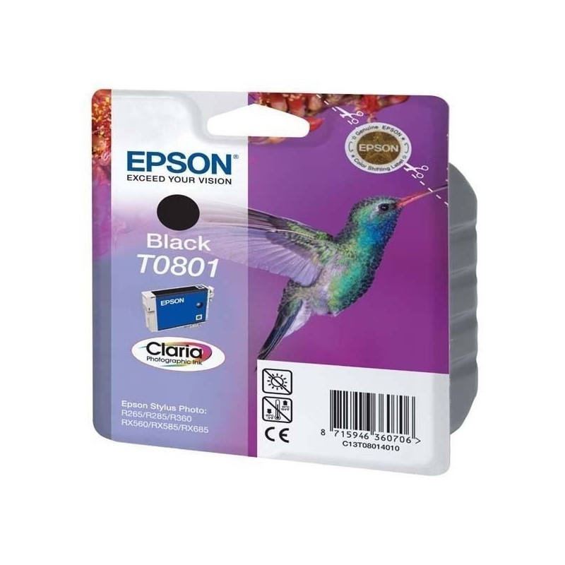 Epson T0801 Colibri Cartouche dencre Noir