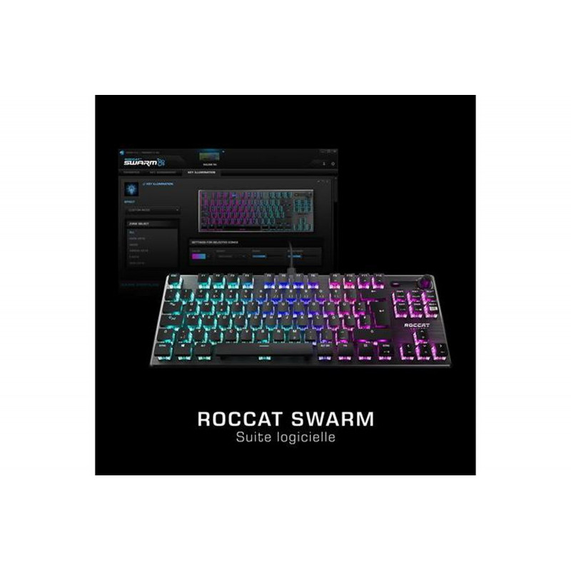 CORSAIR Clavier gamer mécanique K60 RGB PRO - AZERTY (CH910D019FR