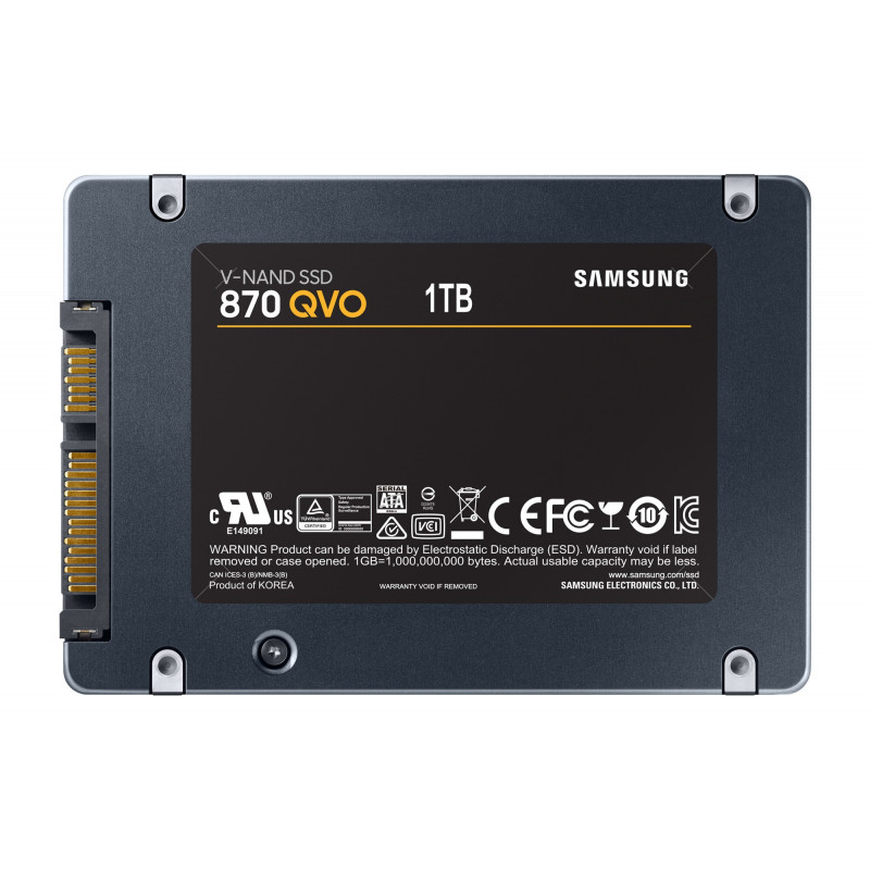 Disque SSD Interne Samsung 870 QVO 2 To Gris