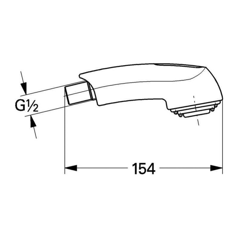 Douchette extractible GROHE - Europlus - Chrome