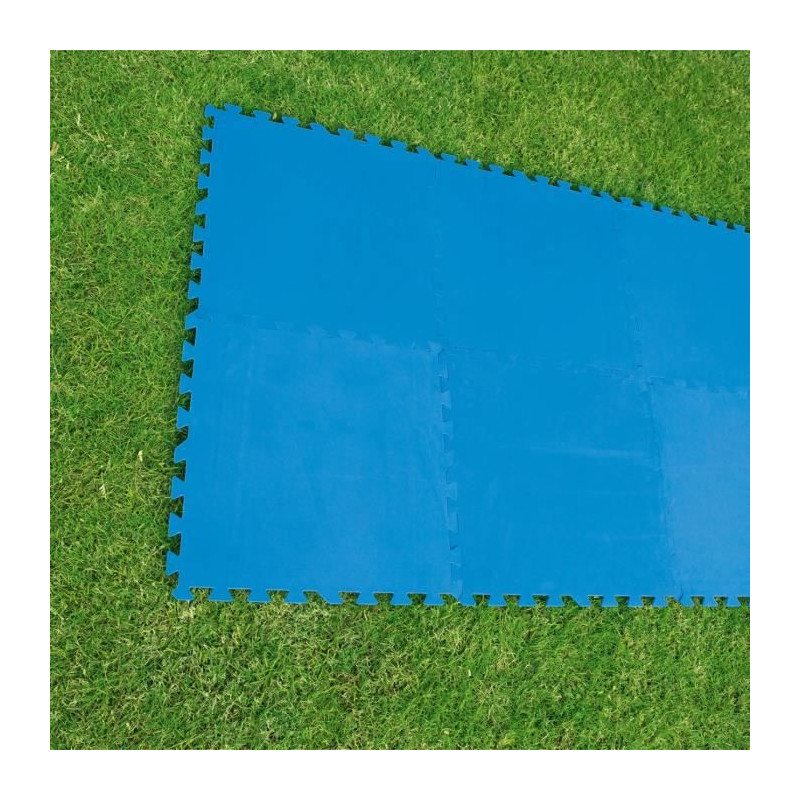 Lot de 8 dalles de protection de sol en mousse 50 x 50 cm - Intex