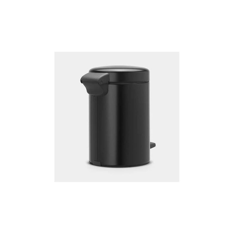 BRABANTIA Poubelle a pedale NewIcon - 3L - Noir mat