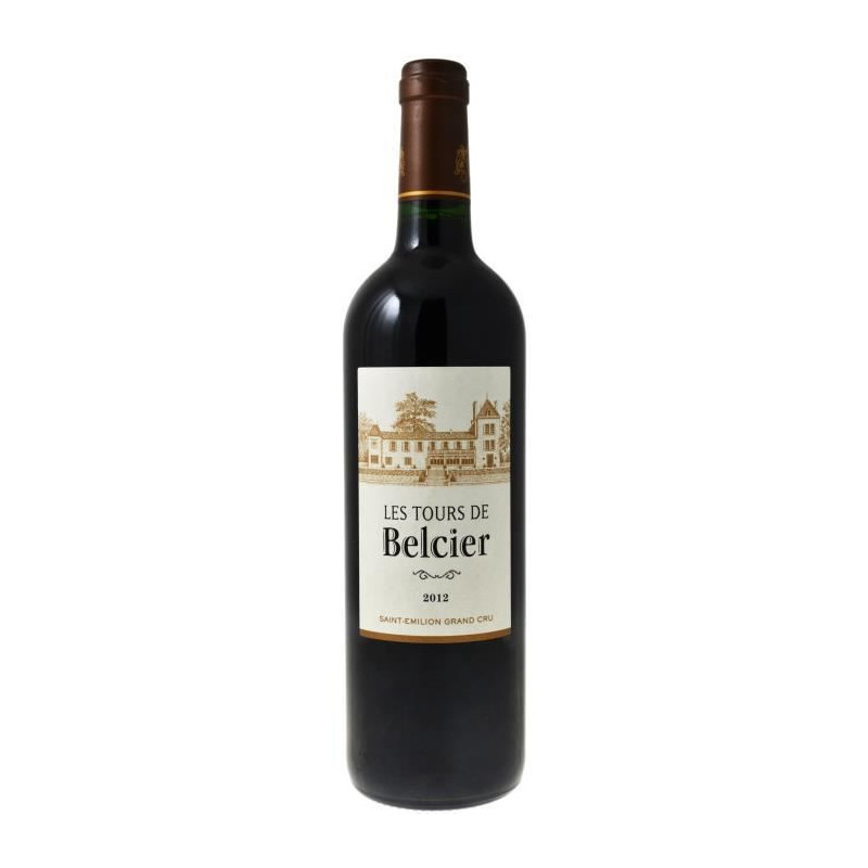 Chateau Tours de Belcier 2012 Saint-Emilion - Vin rouge de Bordeaux