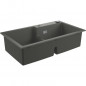 Evier a encastrer en pierre - mineraux GROHE - K500 - 860 x 500 mm - Gris