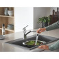 GROHE QUICKFIX Start Robinet de cuisine evier, douchette extractible, inverseur 2 jets, rotation 90?, 30531001