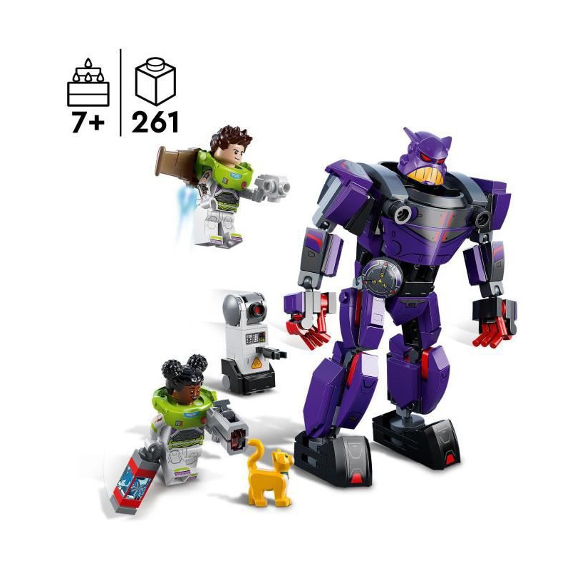 LEGO 76831 Buzz lEclair de Disney et Pixar La Bataille de Zurg, avec Figurine Robot, des 7 Ans