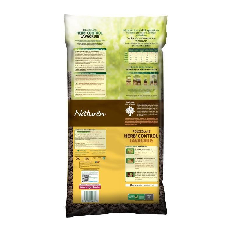 NATUREN Paillage Pouzzolane - 20L