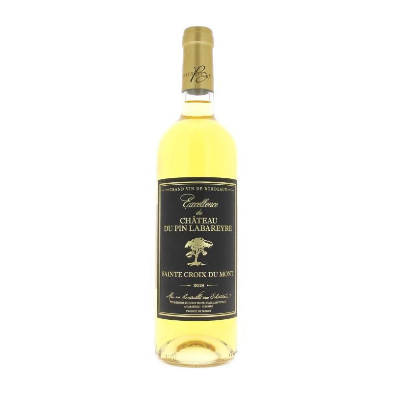 Excellence du Chateau du Pin Labareyre 2018 Sainte Croix du Mont - Vin blanc de Bordeaux