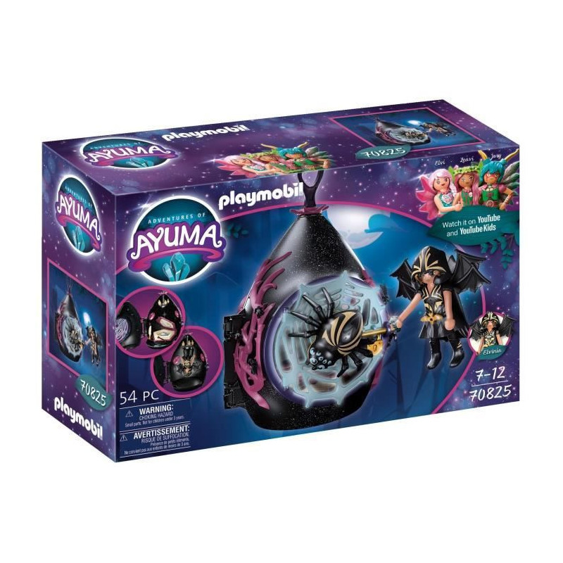 PLAYMOBIL - 70825 - AYUMA - Maisonnette de Bat Fairies