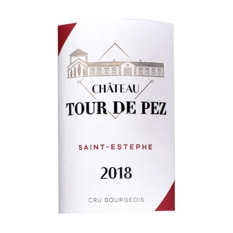 Chateau Tour de Pez 2018 Saint-Estephe Cru Bourgeois - Vin rouge de Bordeaux